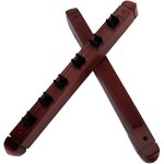 Porte - queues 6 places support de queue de billard mural en bois style roman - qf - zhie - glhu