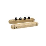 Porte - queues de billard - 30cm - bois clair - adulte - mixte