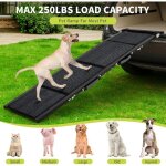 Porte - rampe pliable portable - anti - d�rapante&poign�es lat�rales - 63 * 20inch - escalier pour chiens ...