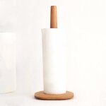 Porte rouleau de cuisine porte sopalin porte essuie tout bois cuisine porte - serviettes en papier - ...