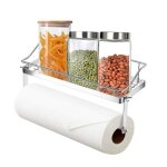 Porte rouleau papier - support de papier sopalin essuie - tout avec Étagère en acier inoxydable adhésif ... Porte rouleau papier - support de papier sopalin essuie - tout avec Étagère en acier inoxydable adhésif ...