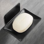 Porte - savon douche auto - adh�sif sans percerporte savon mural en acier inoxydablesupport de savon ...