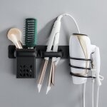 Porte sèche cheveux support de lisseur avec range câbles support mural pour organisateur de sèche cheveux ... Porte sèche cheveux support de lisseur avec range câbles support mural pour organisateur de sèche cheveux ...