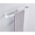 Porte - serviettes sans per�age - fixation murale - accessoires de salle de bain - en aluminium - auto ...