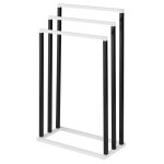 Porte - serviettes sur pied kuno portant pour vêtements et linge de salle de bain avec 3 niveaux détendage ... Porte - serviettes sur pied kuno portant pour vêtements et linge de salle de bain avec 3 niveaux détendage ...