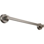 Porte - serviettes � ventouse pour salle de bain porte - serviettes mural � ventouse 40 cm gris