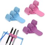 Porte stylo infirmire - marque - support  stylo rglable - acier inoxydable - pratique et durable