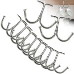 Porte tasse suspendue 10 pcs porte - tasses porte mug rangement tasse support tasse support tasse a cafe ...