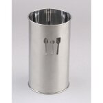 Porte - ustensiles de cuisine decore - inox de qualite superieure - hauteur 18 cm - diametre 10 cm - ... Porte - ustensiles de cuisine decore - inox de qualite superieure - hauteur 18 cm - diametre 10 cm - ...