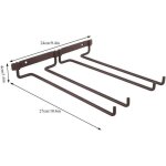 Porte - verres  pieds suspendu bar rack  verres rangement tagre  verres support de verre  vin organisate ...