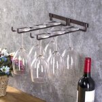 Porte - verres à pieds suspendu bar rack à verres rangement étagère à verres support de verre à vin organisate ... Porte - verres à pieds suspendu bar rack à verres rangement étagère à verres support de verre à vin organisate ...