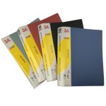 Porte vues - 3a - 931320 - assortiment de couleurs - 60 pochettes - ouverture 180�