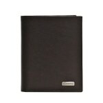 Portefeuille homme 100% cuir - 3 volets - cadwell marron