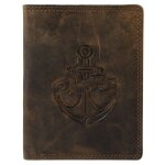 Portefeuille - akzent - vertical rfid - cuir v�ritable - 9 emplacements cartes - porte - monnaie s�par� ...