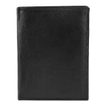 Portefeuille - akzent - kalim - cuir bovin noir - 9 emplacements cartes - 2 compartiments billets