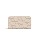 Portefeuille armani exchange femme essential beige synthtique