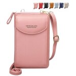 Portefeuille pour femme en cuir pu sac  bandoulire porte - monnaie tlphone portable mini sac porte ...