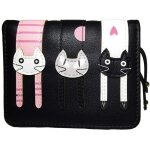 Portefeuille femmes filles bande dessine chat porte - monnaie titulaire carte avec fermeture  glissire ...