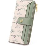 Portefeuille femme xjydncg cuir pu porte monnaie femme - porte - cartes - grande capacit� - vert02