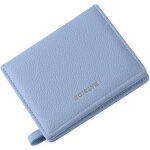 Portefeuille femme xjydncg pu cuir petit porte monnaie femmes slim court portefeuilles - bleu clair