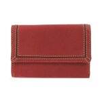 Portefeuille fossil swl8461600 rouge - portefeuille femme et porte monnaie - cuir v�ritable - rouge