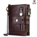 Portefeuille homme cuir veritable blocage rfid porte monnaie fermeture eclair 16 emplacements cartes ... Portefeuille homme cuir veritable blocage rfid porte monnaie fermeture eclair 16 emplacements cartes ...