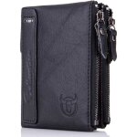 Portefeuille homme cuir xjydncg porte monnaie homme vintage - noir