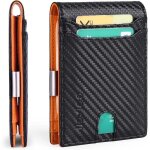 Portefeuille homme minimaliste avec pince  billetsrfid blocage contre piratage bancaire - mince porte ...