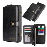 Portefeuille homme multifonction noir pour huawei p30 cortex card case fermeturemagntique femme coque ...