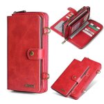 Portefeuille homme multifonction rouge pour styl05 cortex card case fermeturemagntique femme coque de ...