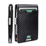 Portefeuille homme avec pince  billets blocage contre piratage bancaire - mince porte - monnaie avec ...