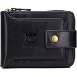 Portefeuille homme xjydncg porte monnaie homme cuir vintage - noir