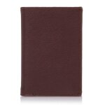 Portefeuille 3 volets homme marron