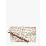 Portefeuille - michael kors jet set travel grand format logo signature - vanille