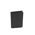Portefeuille et porte - monnaie - hexagona - 467322 - cuir - noir - souple