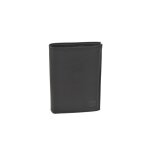 Portefeuille et porte - monnaie - hexagona - 461009 - cuir - noir - souple