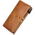 Portefeuille - zgeer - femme - cuir v�ritable - 13 emplacements - design vintage