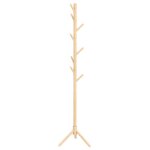 Portemanteau sur pied en bois - homcom - 8 pat�res - vestiaire - meuble dentr�e pour v�tements chapeaux ...