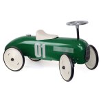 Porteur enfant - vilac - 1055 - m�tal vintage vert - grandes roues caoutchouc silencieuses - assise 28 ...