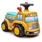 Porteur - falk - school bus - assise ouvrante - volant directionnel - d�s 12 mois - 100% fabriqu� en ...