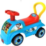 Porteur pat patrouille auto bleu 2 en 1 plastique - fonction trotteur coffre a jouets - voiture bebe ...