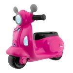 Porteur scooter vespa primavera - rose - sons et lumires - chicco