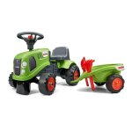 Porteur tracteur claas avec remorque et accessoires - falk - ds 12 mois - 100% fabriqu en france - ...