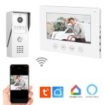 Portier vido 2 fils connect wifi avec ecran tactile 7 - contrle vocal alexa / google home