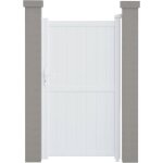 Portillon aluminium lola - 101. 2 x 155. 9 cm - blanc Portillon aluminium lola - 101. 2 x 155. 9 cm - blanc