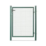 Portillon grillagé en acier galvanisé maille 50 x 50 l 1m x h1m00 vert Portillon grillagé en acier galvanisé maille 50 x 50 l 1m x h1m00 vert