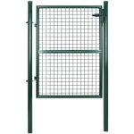 Portillon de jardin en acier galvanis� portail de jardin porte de cl�ture avec serrure poign�e