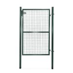 Portillon de jardin en métal vert. double sens douverture. avec serrure. 150x87cm Portillon de jardin en métal vert. double sens douverture. avec serrure. 150x87cm