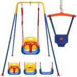 Portique balan�oire enfant pour jardin int�rieur ext�rieur balan�oire b�b� avec support structure m�tallique ...