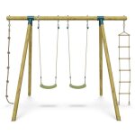 Portique bois 230 m topwood alti 2 pour 4 enfants